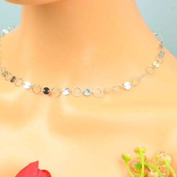 Delicate & Contemporary Necklace Chain, A Lovely Choice for Women, EVCH1636 - Picture 5 of 10